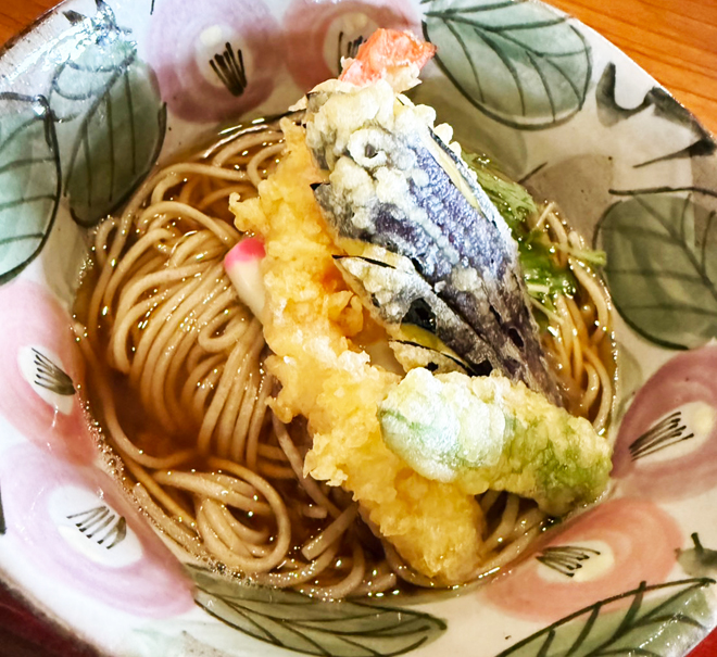 益子の茶屋 そば 蕎麦 益子 ランチ 天ぷら 天ぷら蕎麦