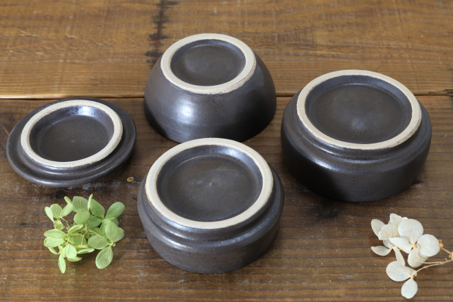 陶器　三段重箱　ミニ
