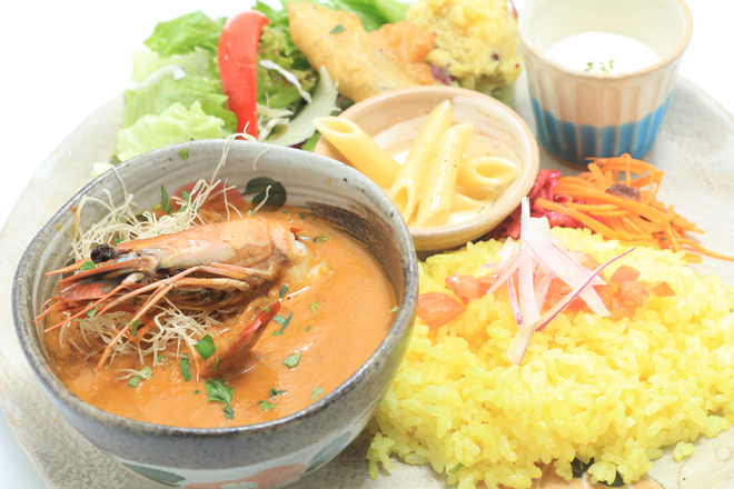 益子森のレストラン カレー ランチ 益子ランチ