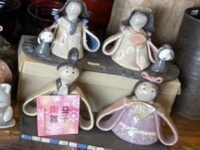 陶器のひな人形 陶雛 雛人形 益子 陶器 焼き物 雛祭り