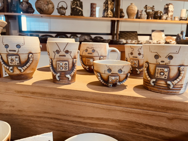 大嶋哲郎 ロボット 入荷 マグカップ 益子 カップ 丼 ご飯茶碗 陶芸の丘よこやま