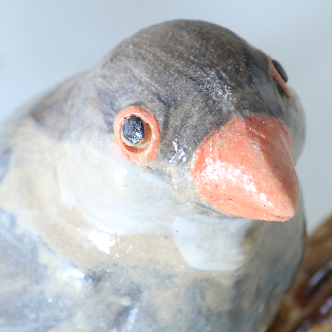 文鳥 小鳥 置物 陶器 オーダーメイド
