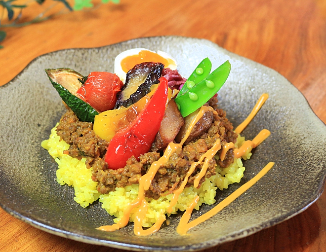 森のレストラン　キーマカレー　ランチ