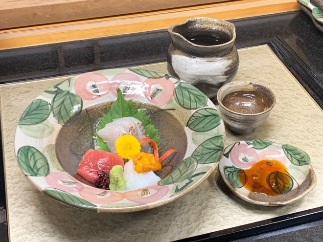 益子焼　作家　横山貴史　寿司割烹　喜多八　寿司皿　刺身皿　割烹器