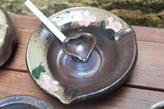 益子焼き　灰皿　オリジナル　陶芸体験