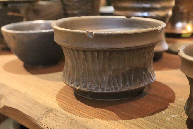 益子焼 植木鉢 陶器鉢 鉢 コーデックス アガベ 塊根植物 作家鉢