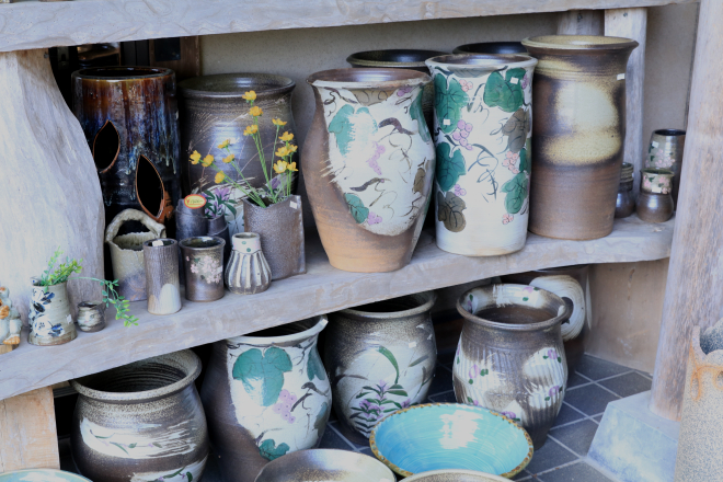 傘立て 陶器 おしゃれ 益子焼き 傘たて かさ立て