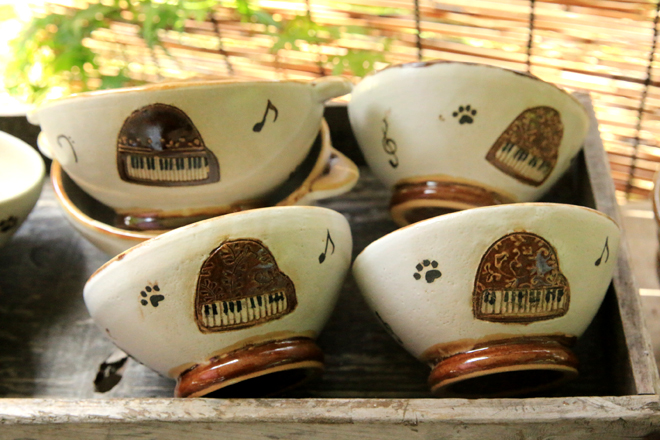 益子陶器市 作家 グランドピアノの食器 人気 お茶碗 スープカップ サラダボウル