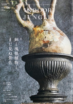 雑誌取材・インドアジャングルに掲載いただきました。これからの作家鉢・横山雄一